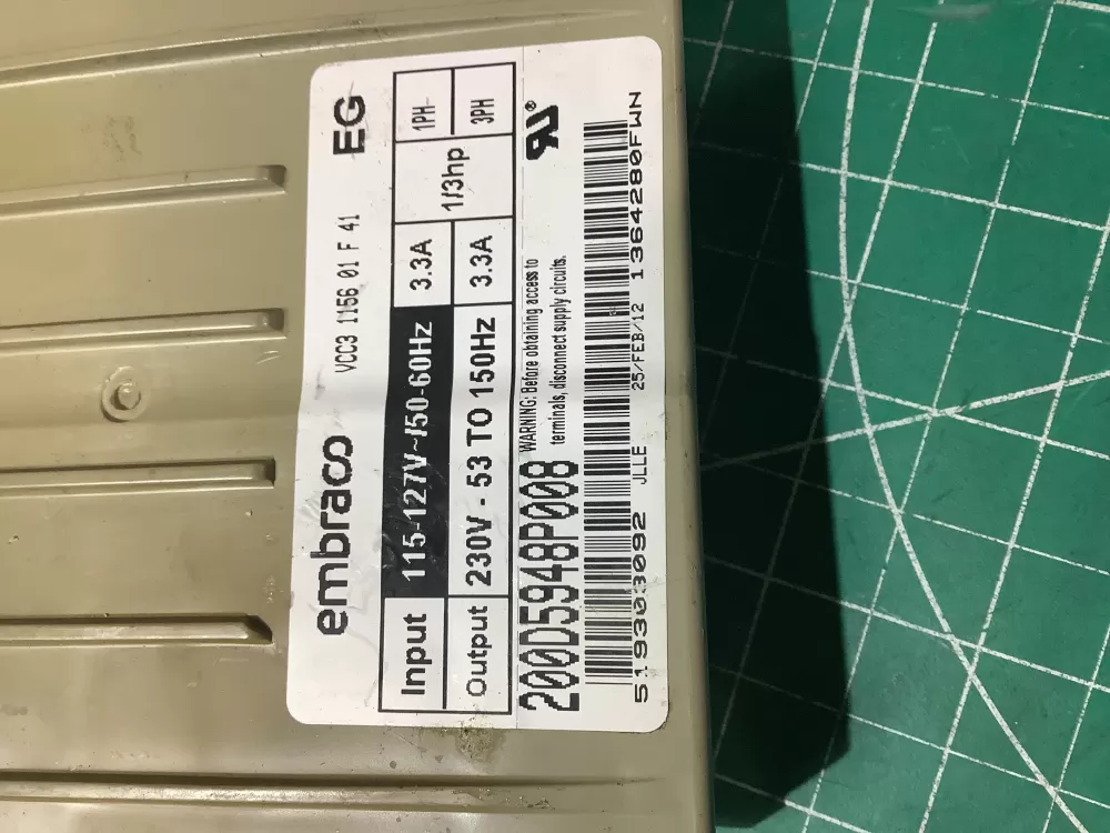 Refrgerator Inverter 200D5948P008 AZ194993 | AR436