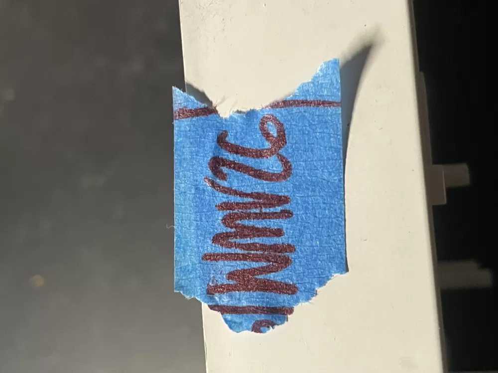 GE Dryer 540-B076-P002 Control Board UI Display AZ6308 | WMV26