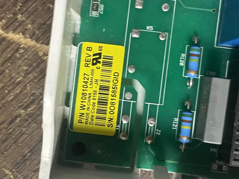 Whirlpool W10810427 Dryer Control Board AZ47755 | Wm562