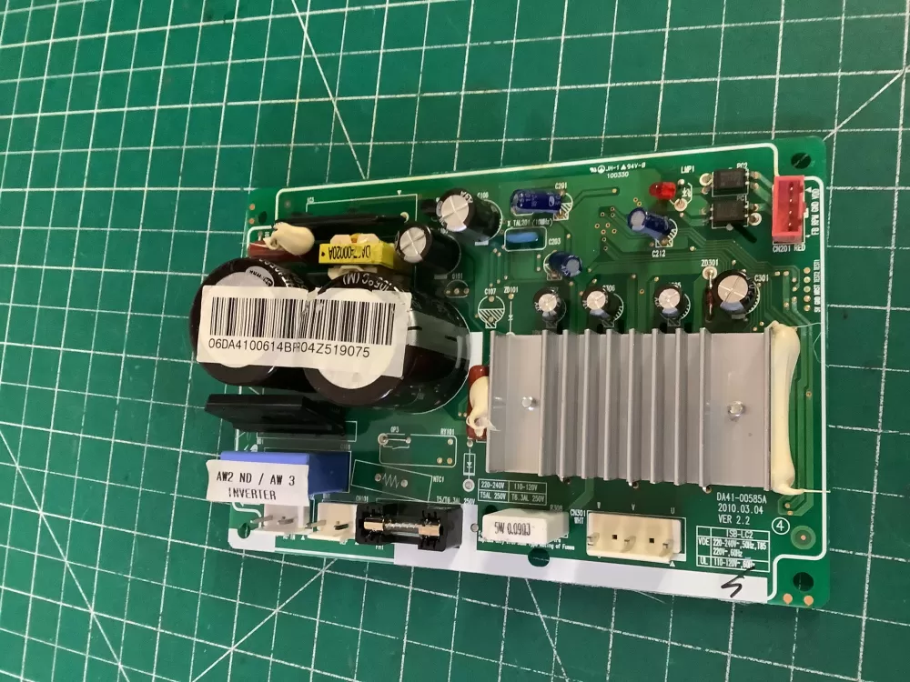 Samsung DA41 00585A 00614B Refrigerator Control Board Inverter AZ185112 | NR2718