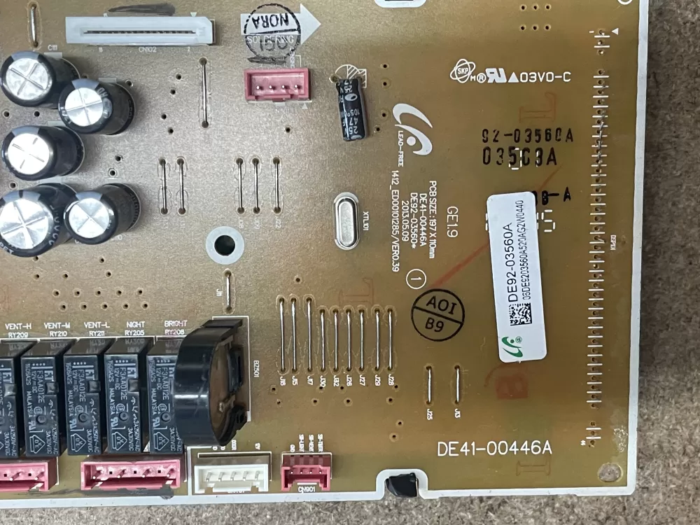 Samsung DE92-03560A Microwave Control Board AZ20190 | KM1582