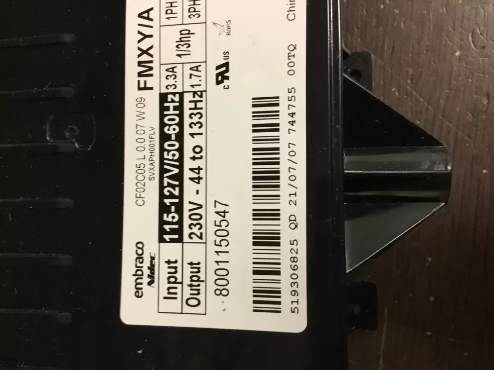 Bosch 12032202 8001150547 Refrigerator Inverter Control Board AZ5057 | NR465