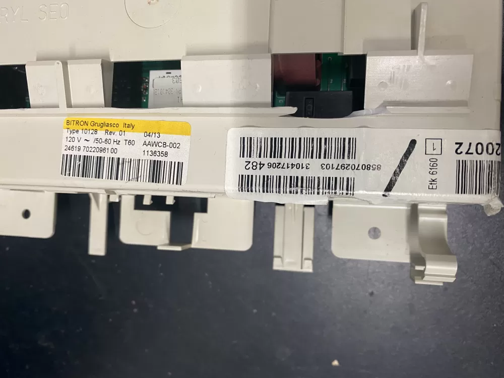 Whirlpool 24619 70220961 00 Washer Control Board CCU AZ11109 | BKV208