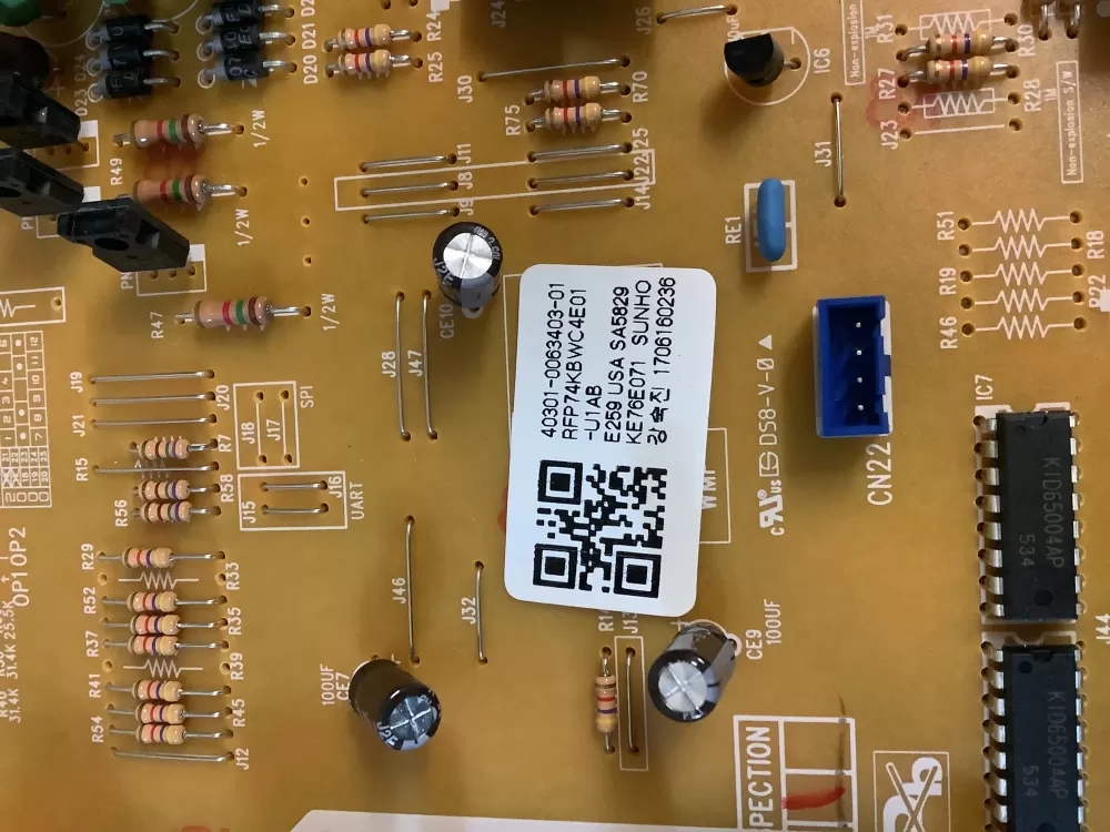Kenmore 40301-0063403-01 Refrigerator Control Board AZ231779 | NR2134