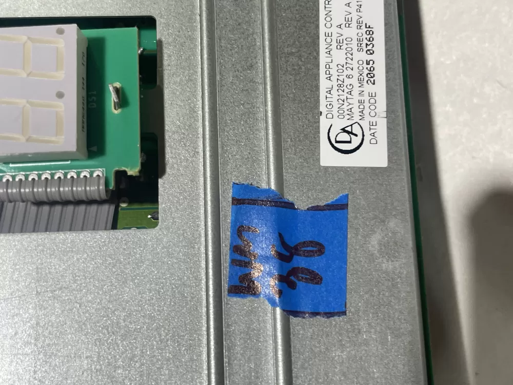 Maytag WP22004299 6 2722010 62722010 Washer Control Board AZ152531 | Wm38