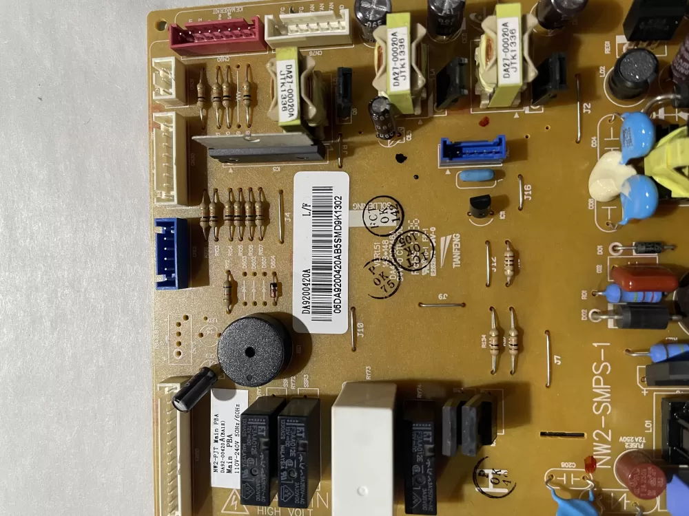 Samsung DA92 00420A Refrigerator Control Board AZ203638 | KM2748