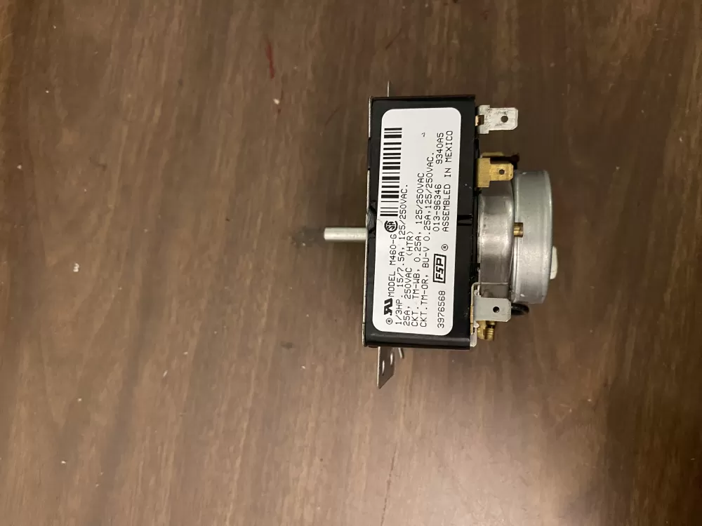 Whirlpool  Kenmore  Roper AP6009019 3392250 3976568 9830777 WP3976568 PS11742161 Dryer Timer