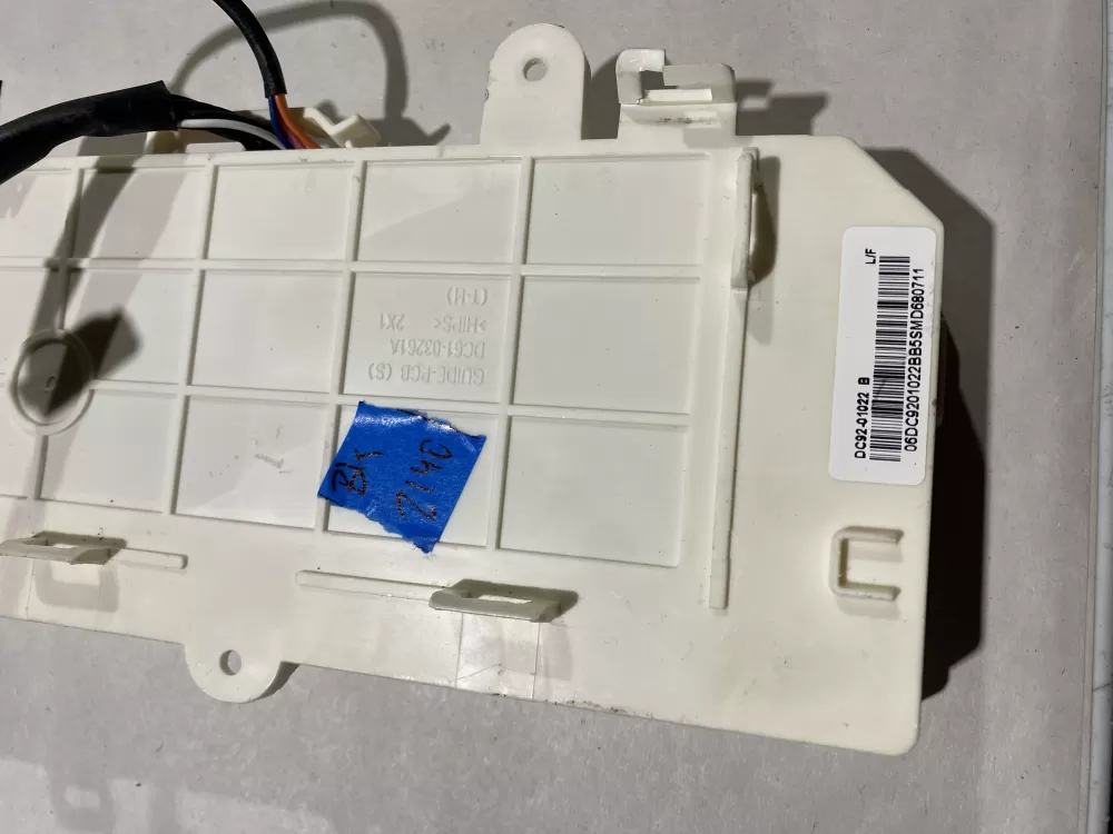 Samsung DC92 01022B DC9201022B Washer Control Board AZ114990 | BK2140