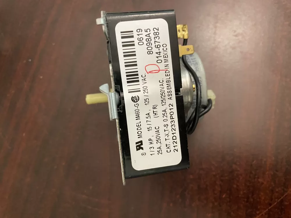 GE 212D1233P012 WE4M364 Dryer Timer AZ37382 | BK164