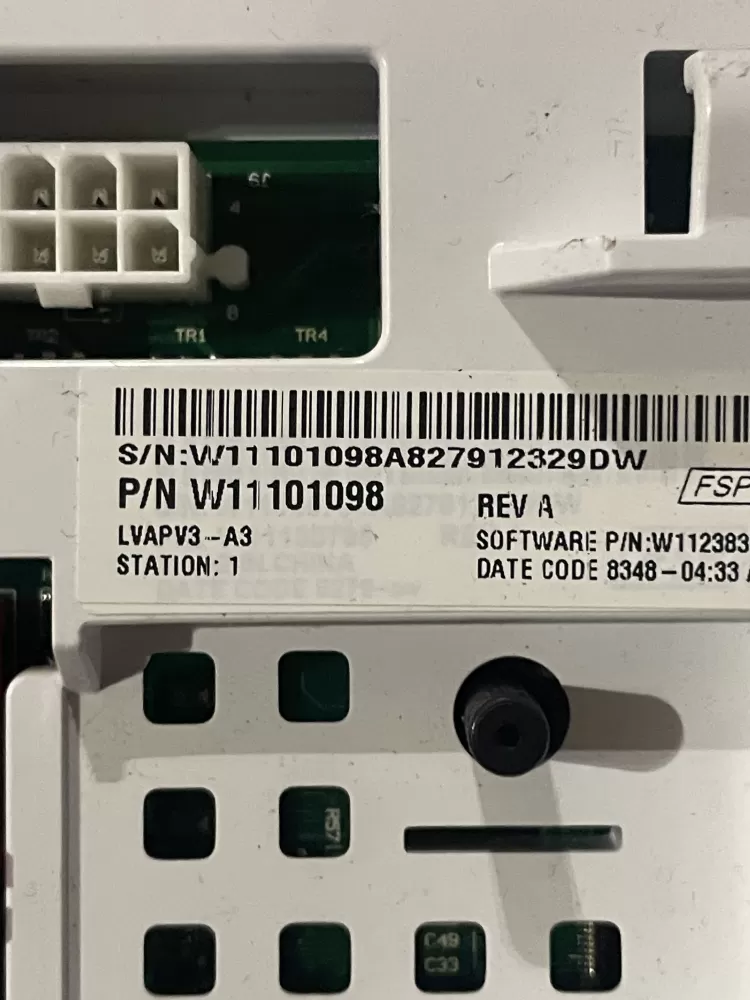 Whirlpool Maytag W11101098 W11170317 Washer Control Board AZ31780 | Wm16