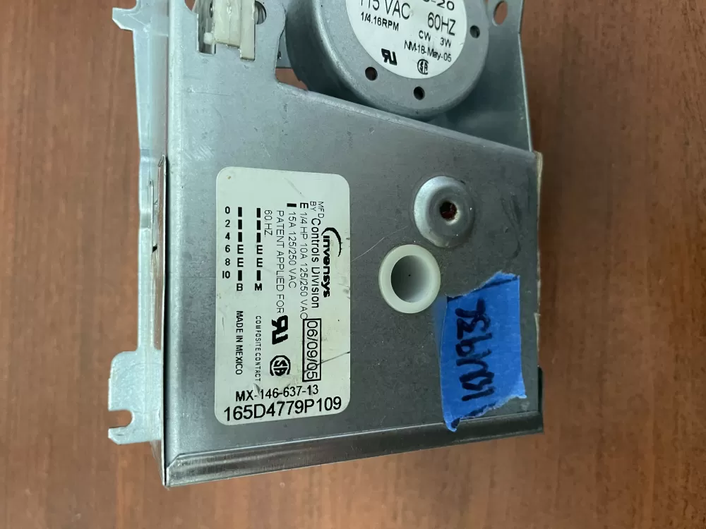 GE 165D4779P109 Dishwasher Timer AZ44005 | KM936