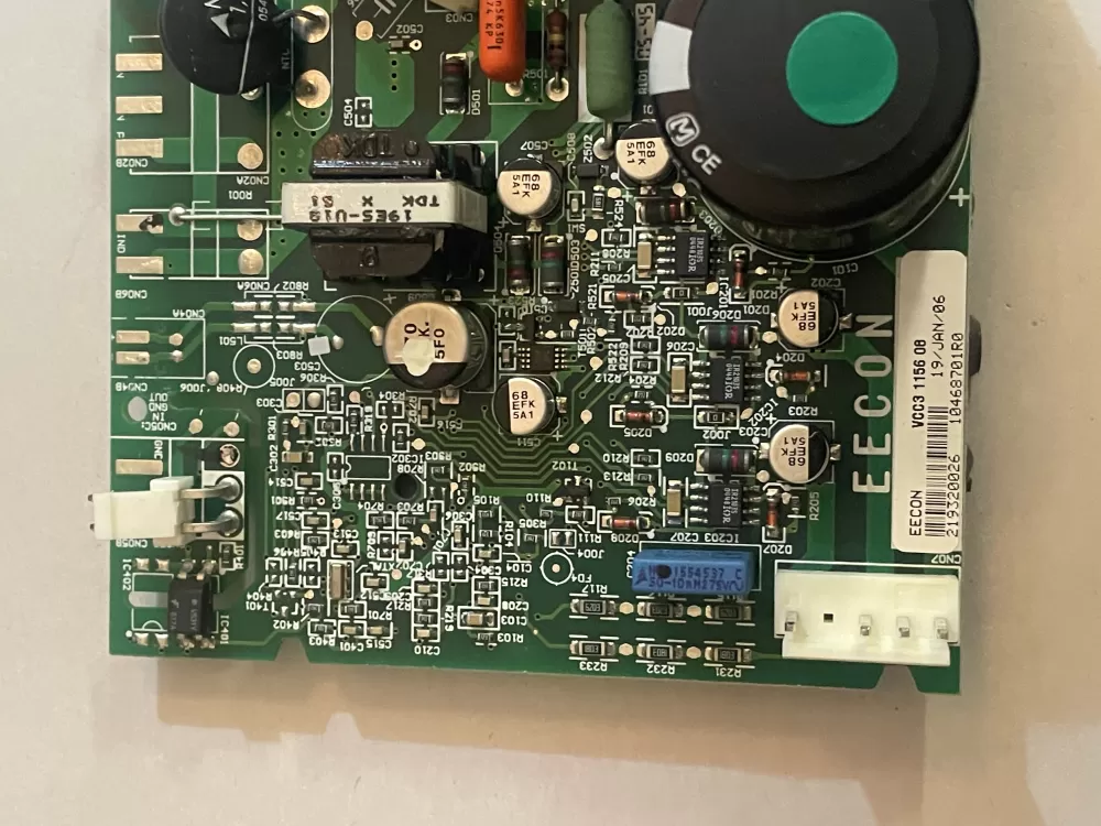 Whirlpool 5193301022  VCC3 1156 08 A 02 Refrigerator Compressor Inverter Control Board
