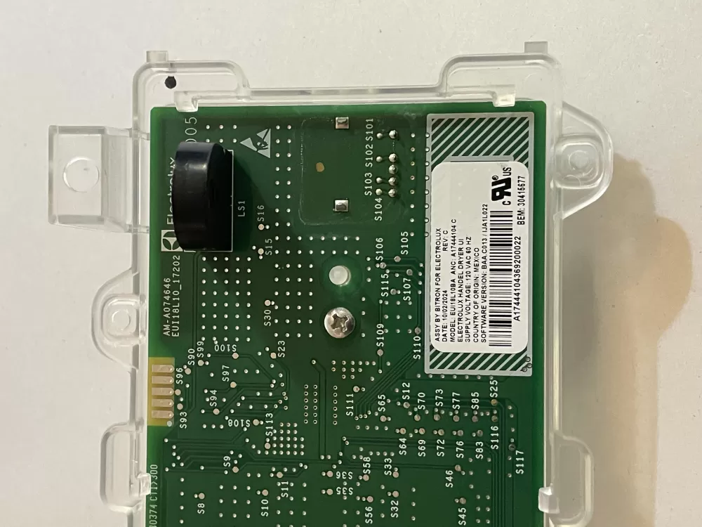Electrolux A17444103C A17444104B Dryer Control Board Assembly AZ147065 | KM2464