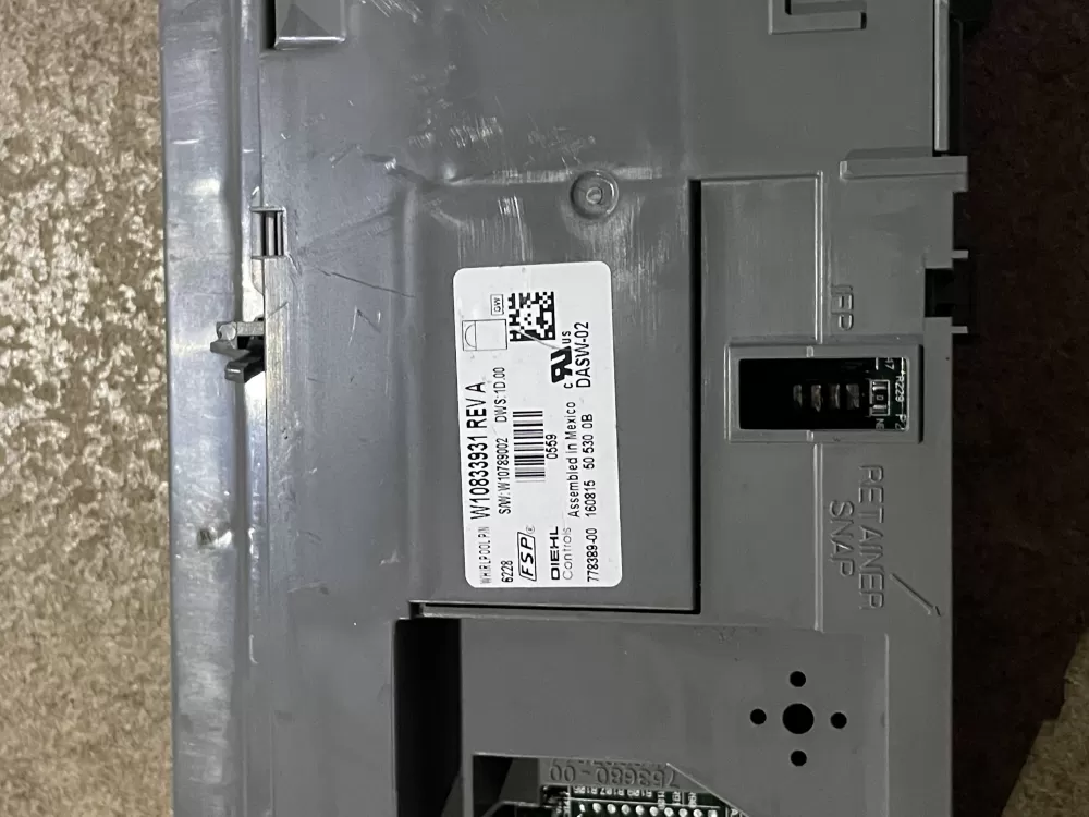 KitchenAid AP6003893 W10732586 W10788997 Dishwasher Control AZ27361 | KM210