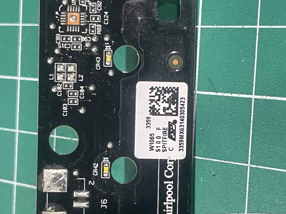 Whirlpool W10653359 Dishwasher UI Display Control Board AZ192868 | Wmv881