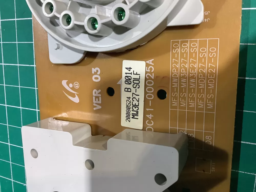 Samsung MFS-MDE27-S0 AP4244222 Dryer Control Board AZ141622 | NRV566