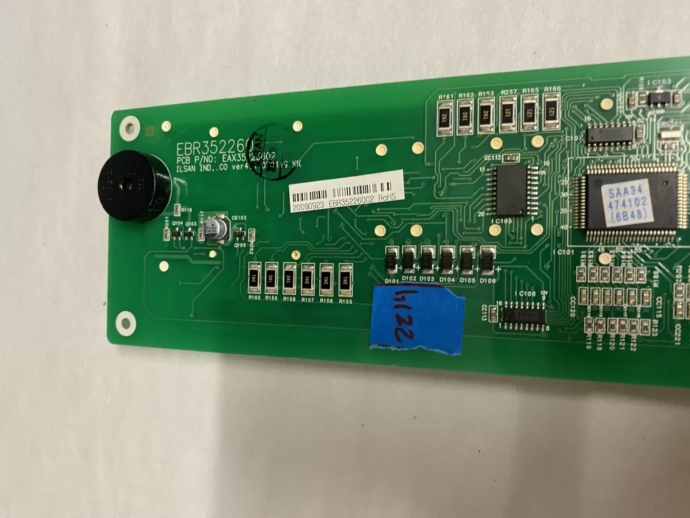 LG EBR35226002 Refrigerator Dispenser Display Control Board AZ207003 | BK2214