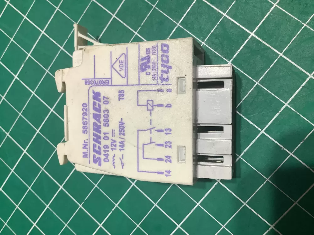 Miele 5867920 Washing Machine Heater Relay