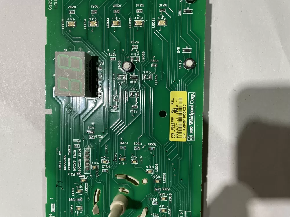 Kenmore 8564396 8564400 WP8564396 Dryer Control Board AZ179559 | KM739