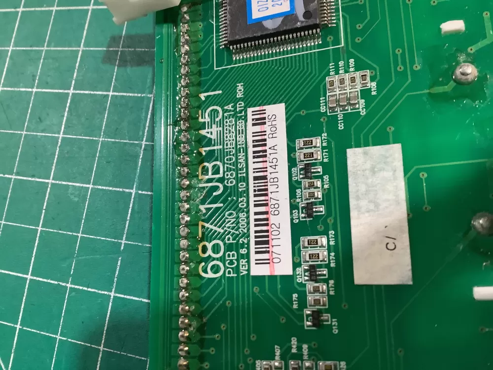 LG Kenmore 6871JB1451A Refrigerator Control Board Dispenser AZ168534 | NR2577