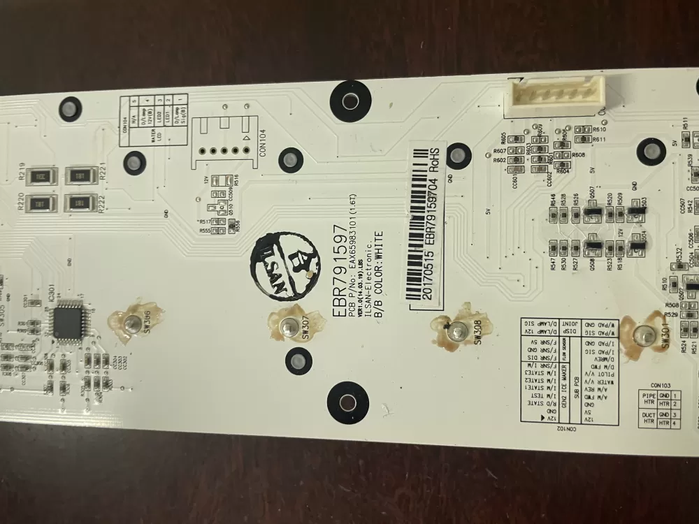 LG EBR79159704 Refrigerator Dispenser Board AZ41224 | KM1718