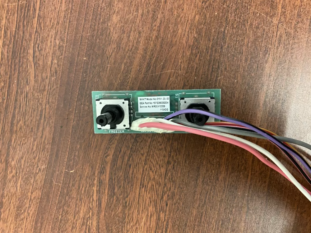 GE 197D2803G004 Refrigerator Control Board