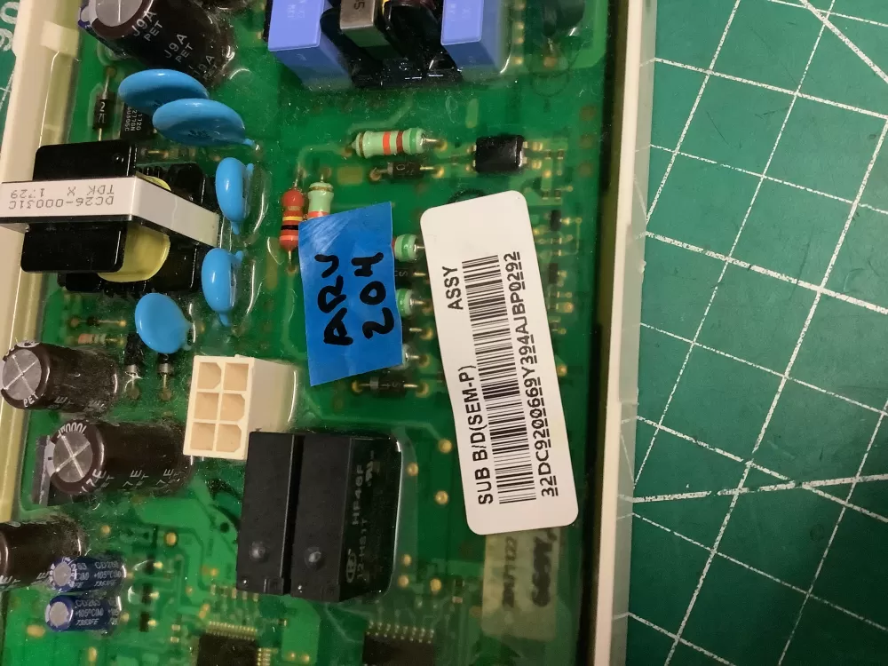 Samsung DC9200669Y Dryer Control Board AZ206840 | ARV204