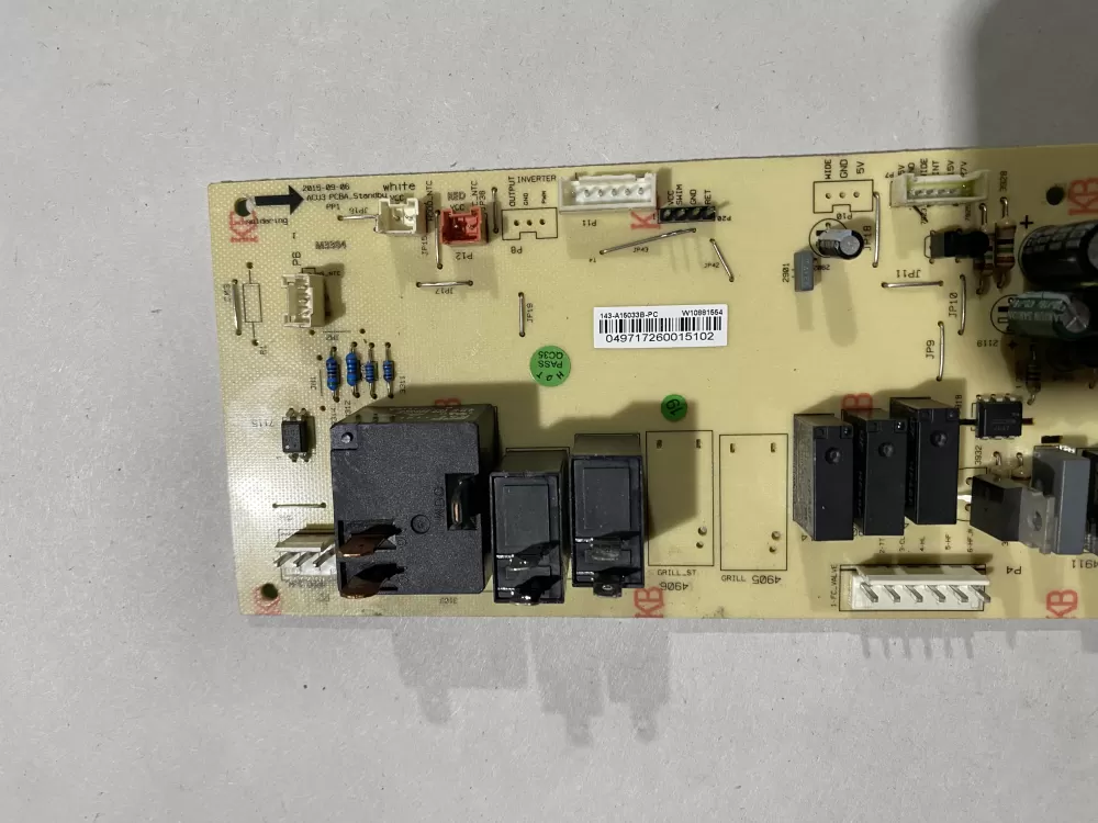 Whirlpool W10881554 Microwave Control Board AZ114487 | BK1584