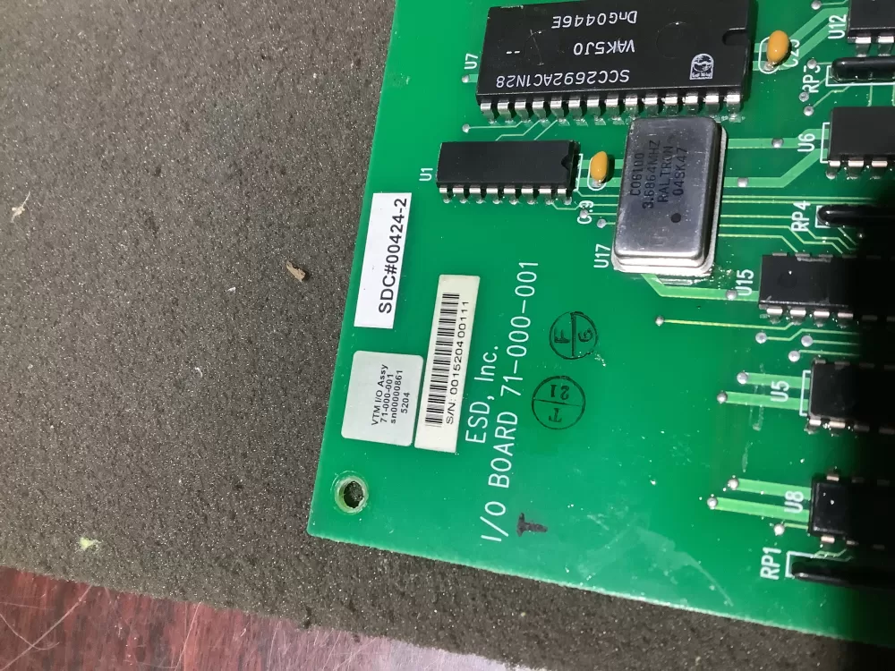 Speed Washer I/O Board Control 71-000-001 AZ113248 | NR2124