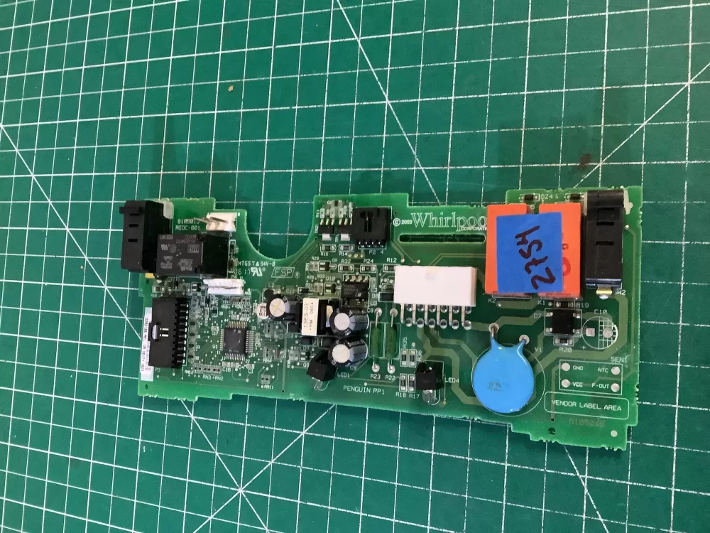 Whirlpool Kenmore 2252166 Refrigerator Control Board AZ198972 | NR2754