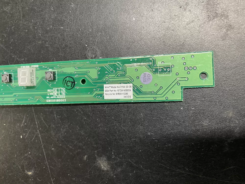 GE Refrigerator User Interface Board Dispenser wr55x10285 AZ20447 | BK1016