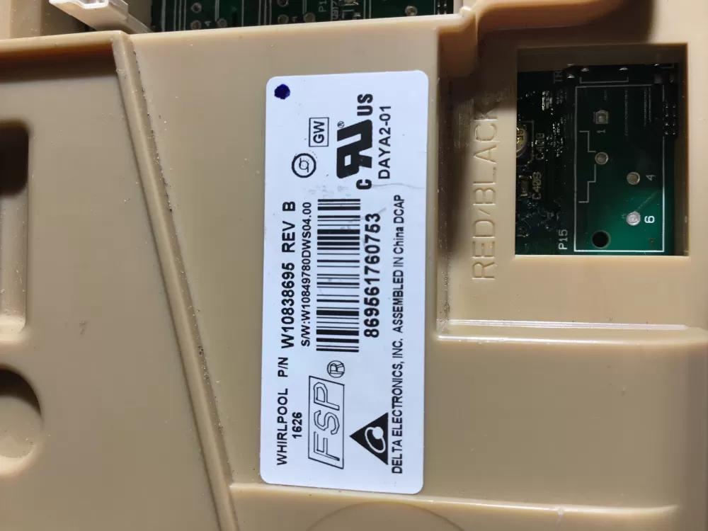 Whirlpool Maytag W10831926 Dishwasher Control Board AZ44056 | NR1758