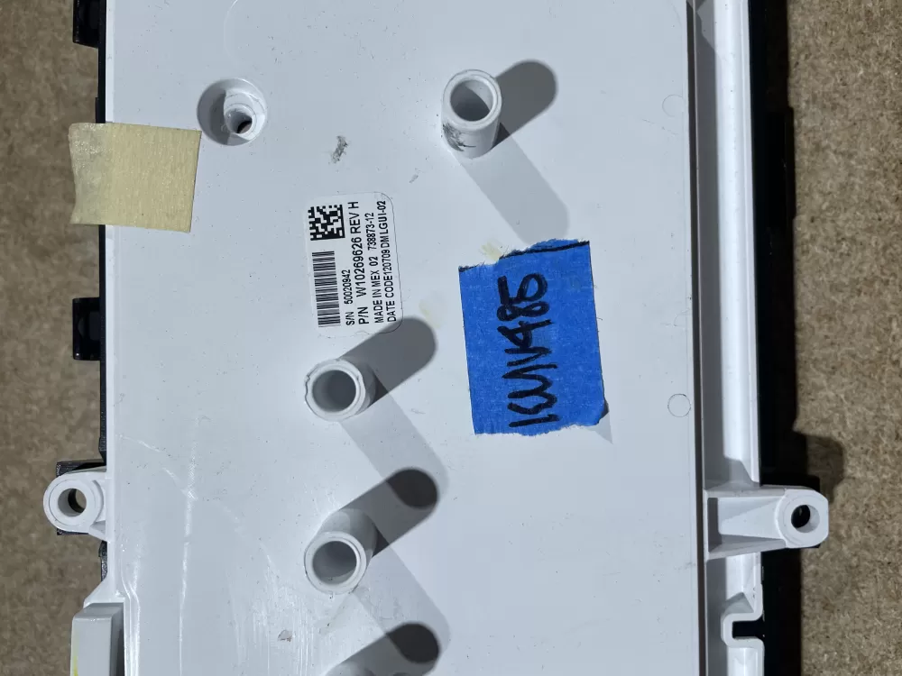 Whirlpool W10269626 WPW10269626 Dryer Control Board AZ58553 | KMV485