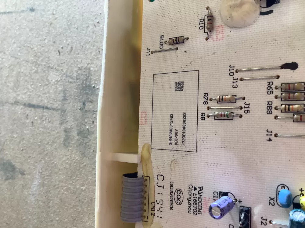 GE Washer Control Board D1910240012492 AZ169029 | NRV2