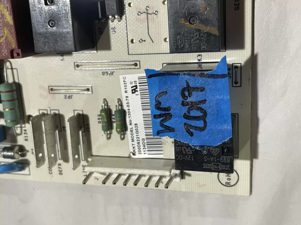 GE 200D6221G028 EBX1110P002 Refrigerator Control Board AZ187547 | Wm2017