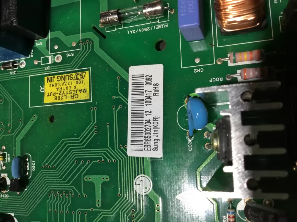 LG EBR65002704 Refrigerator Control Board AZ72103 | NR1824