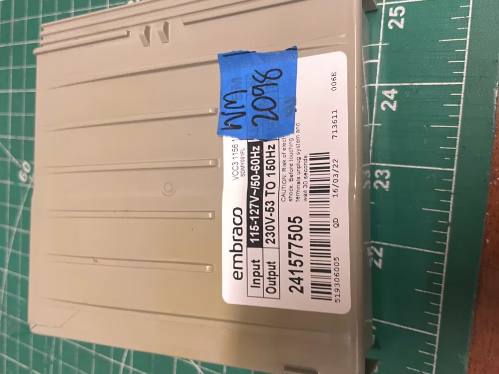 Refrigerator Inverter Board VCC3 1156 QA F 06 241577505 AZ210486 | W2098