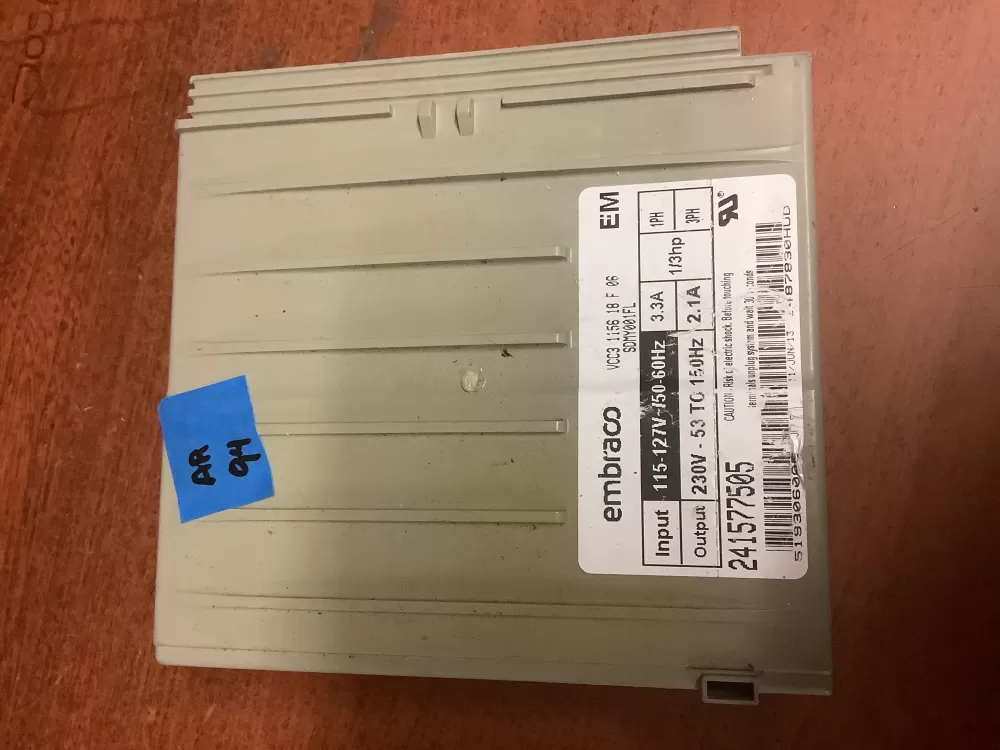 Refrigerator Inverter Board VCC3 1156 QA F 06 241577505 AZ197418 | AR94