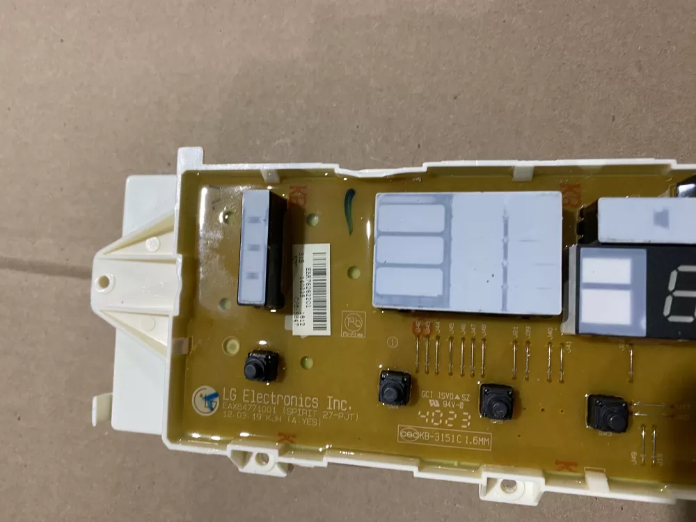 LG EBR76262201 EBR75446006 Washer Control Board AZ65277 | BKV589