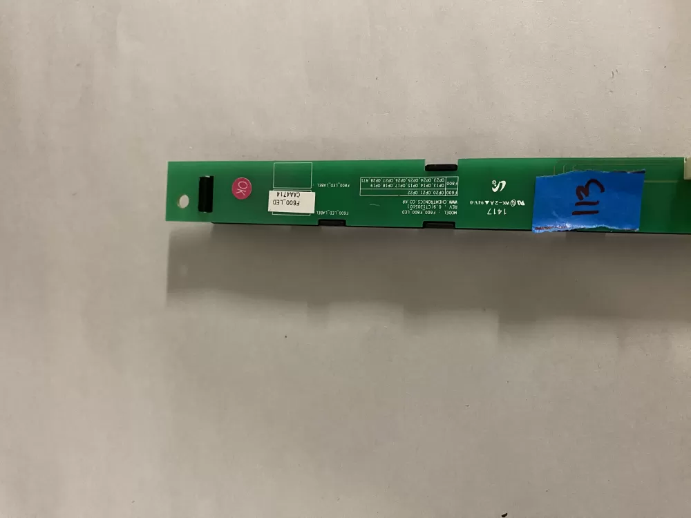 Samsung Dishwasher Display Module DD92-00038A AZ192693 | BK113