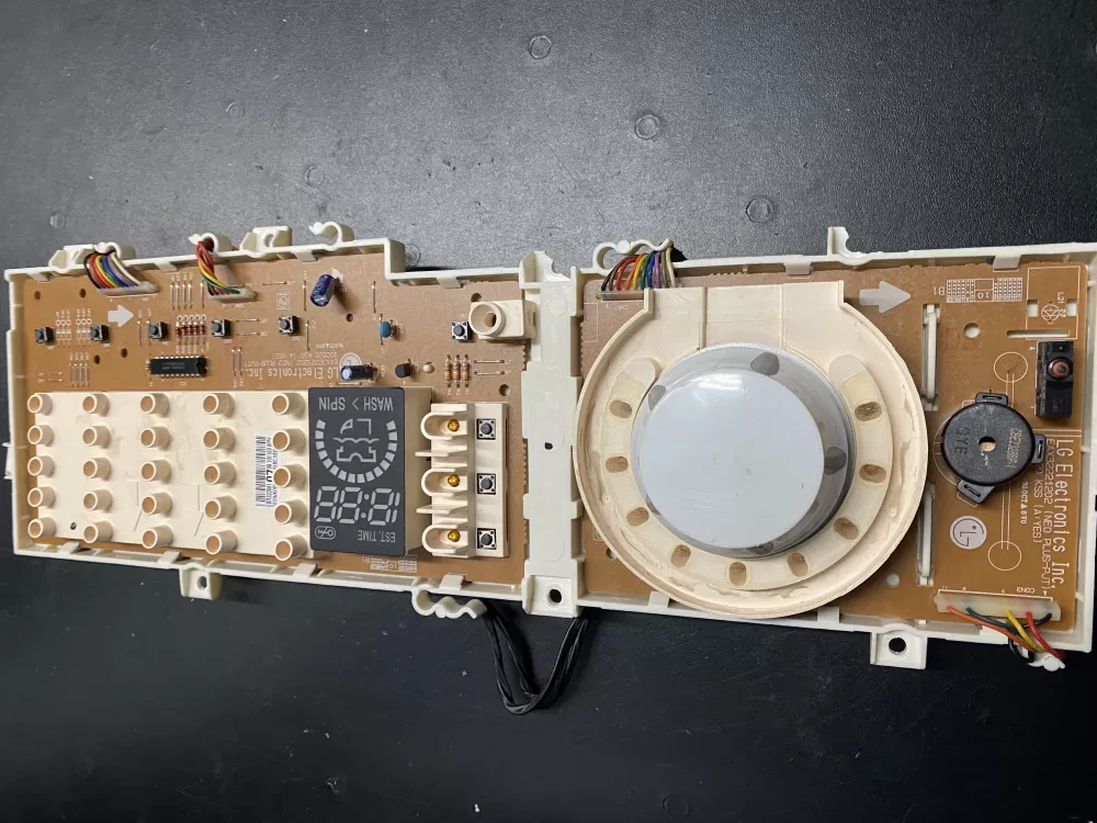 LG EBR32268107 Washer User Interface Display Control Board