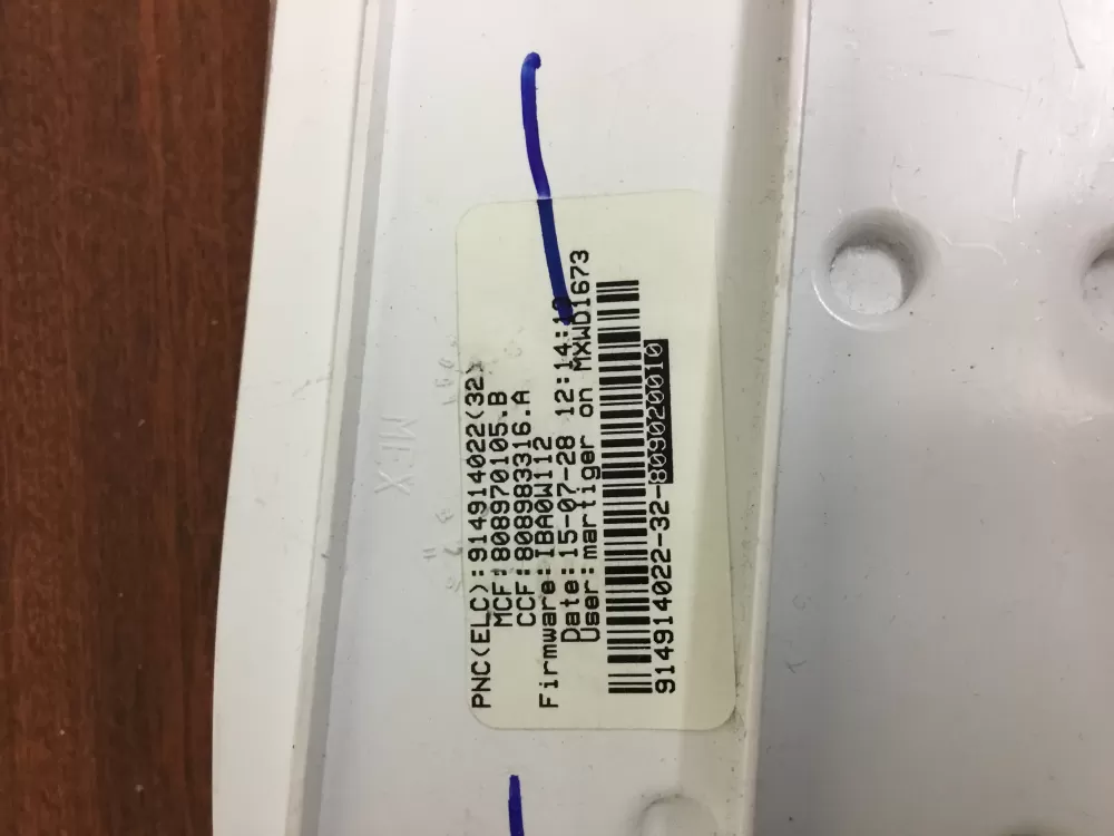 Electrolux 809020010 914914022 Washer Control Board AZ33336 | NRV366