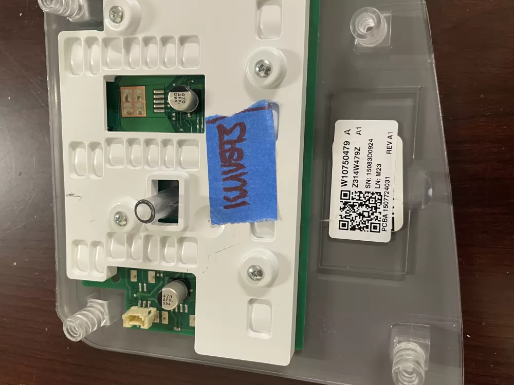 Whirlpool W10750479 Washer Control Board User Interface AZ67742 | KMV593
