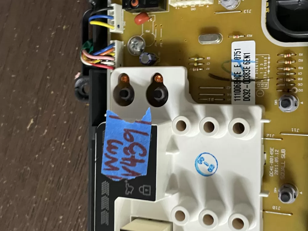 Samsung DC92-00383E DC92-00383A Washer UI Control Board AZ48066 | Wmv439