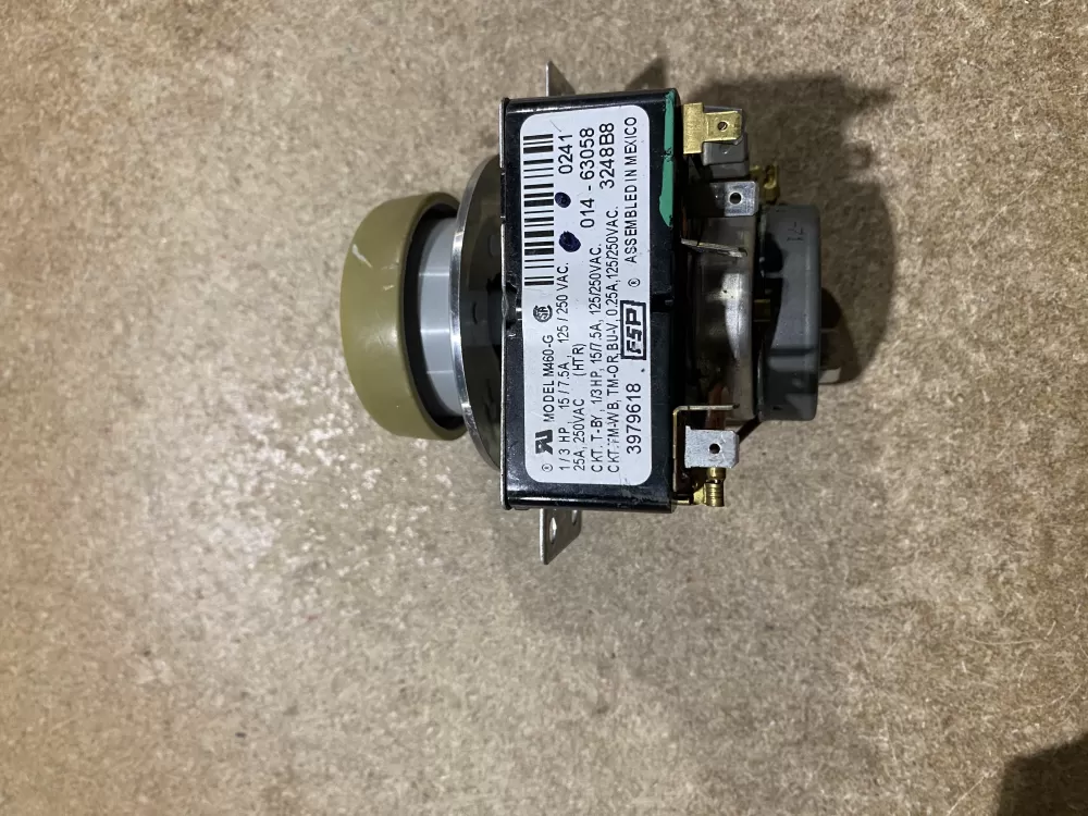 Whirlpool  Amana  Admiral AP6009056 3979618 3979618R 8299783 WP3979618 PS11742198 Dryer Timer
