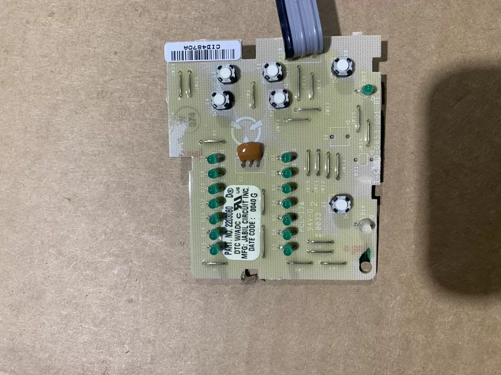 Whirlpool WP2203080 2203080 Refrigerator Control Board AZ118902 | BK2193
