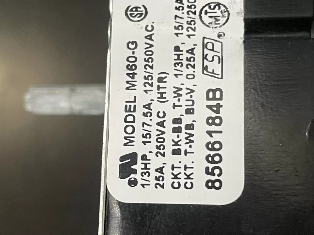 Maytag 8566184B Dryer Timer AZ4990 | 1578wM