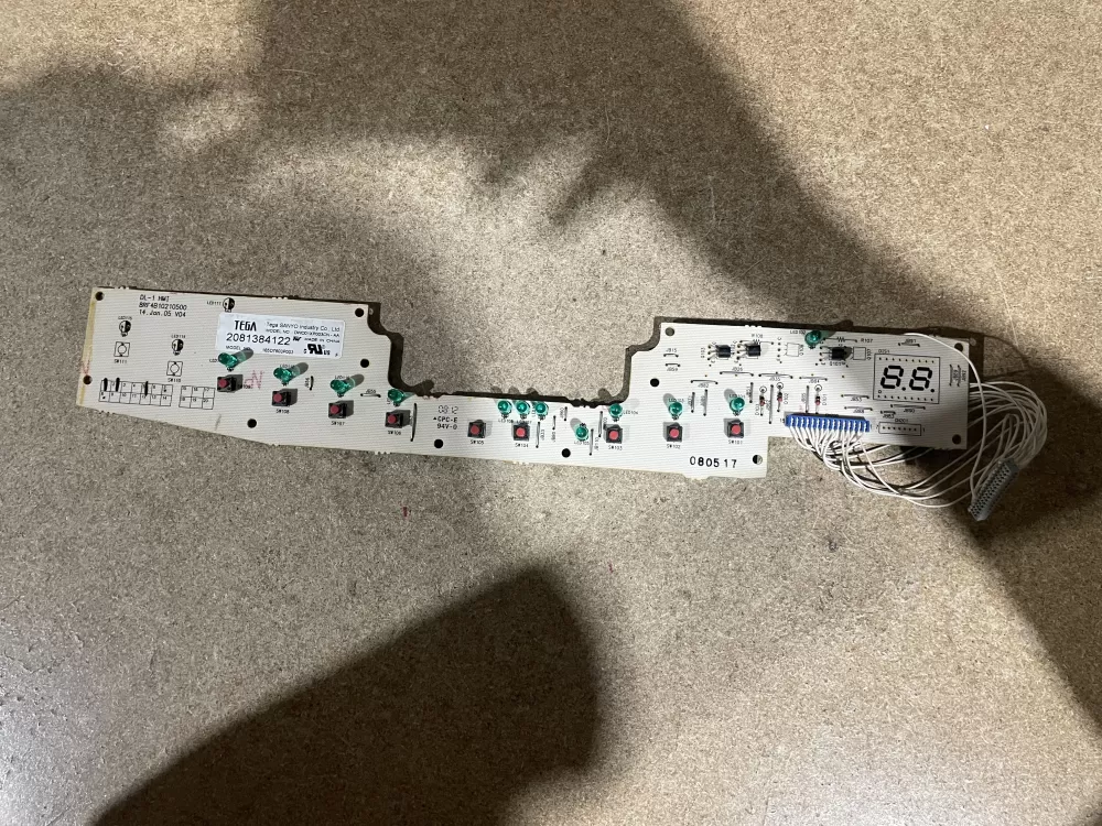 GE 165D7803P003 Dishwasher Control Board