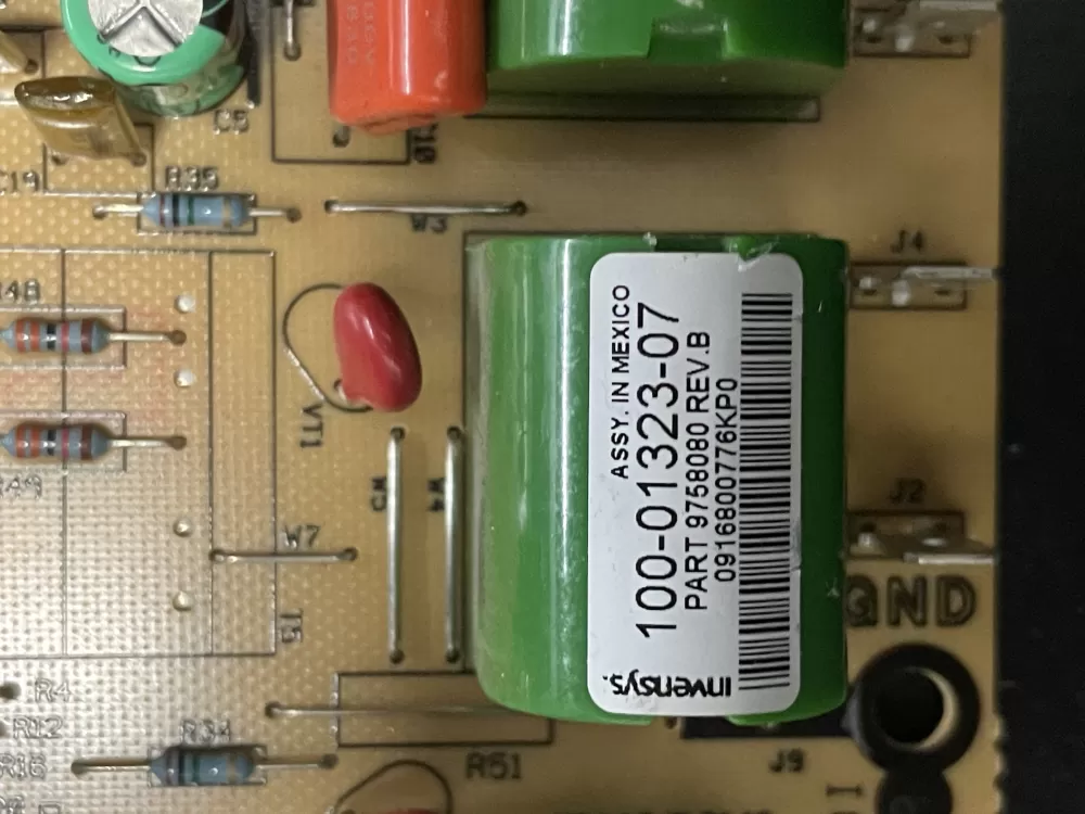 Whirlpool Amana 100 01323 07 9758080 Range Control Board AZ20302 | WM1037
