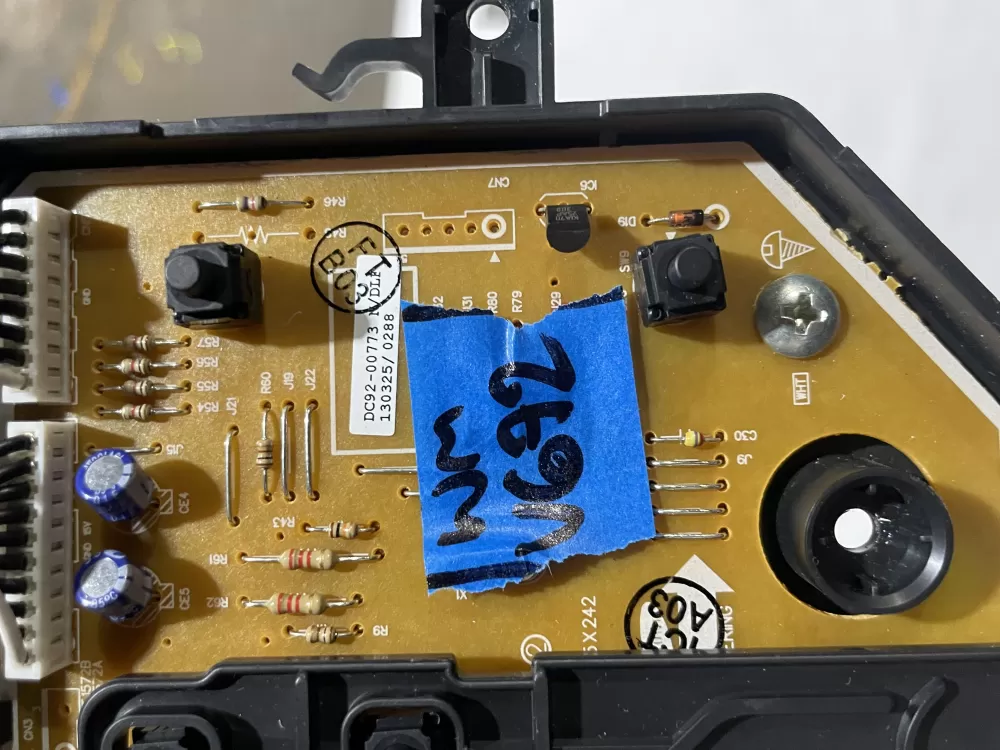 Samsung DC94-03109A DC92-00773M Washer UI Control Board AZ177360 | Wmv672